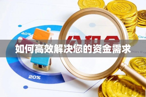 信义如何高效解决您的资金需求